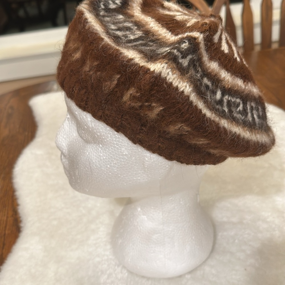 Handmade alpaca hat
